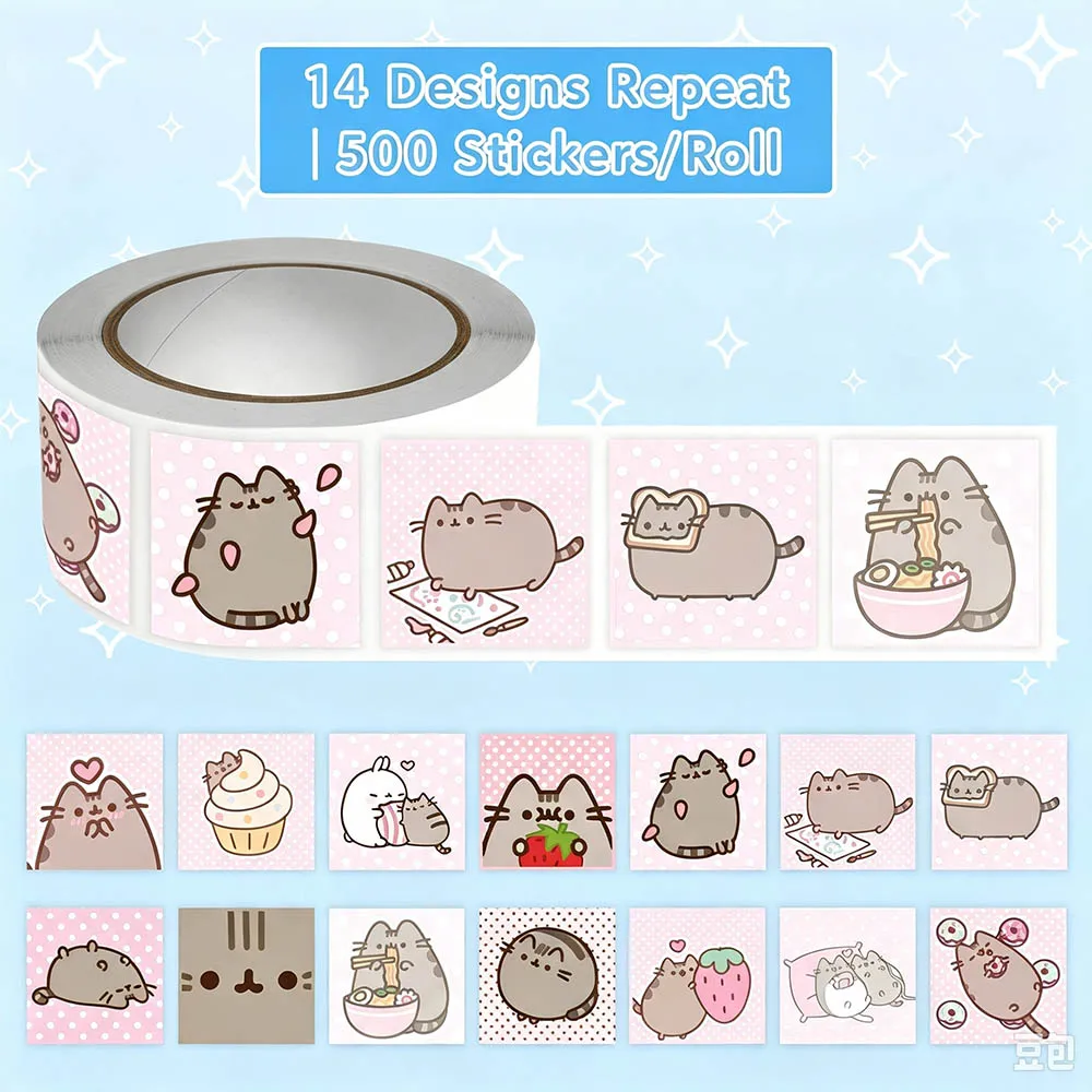 Hou 500pcs Pusheen Cartoon Cat - Books 评论和价格