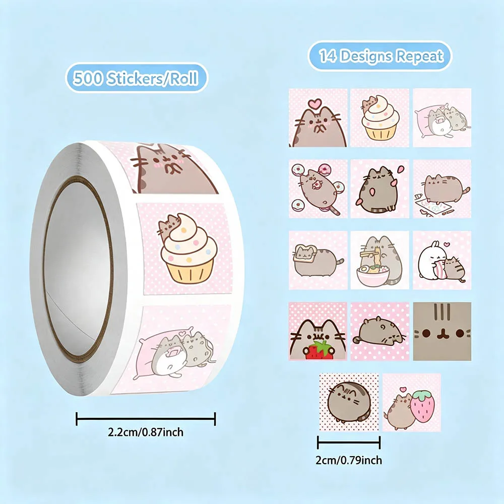 Hou 500pcs Pusheen Cartoon Cat - Books 评论和价格