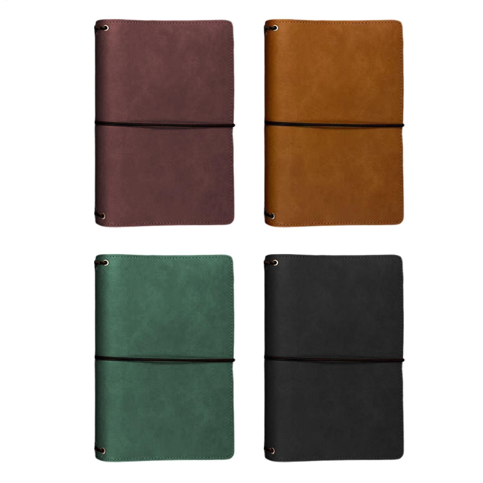 Leather A5 Notebook Cover Mult - Vintage Leather Journal Notebook 评论和价格